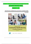 Test Bank - Stamler and Yiu's Community Health Nursing: A Canadian Perspective, 6th Edition (Dosani,2024) Latest Edition