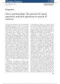 Aire’s partnerships: An answer for many  questions and new questions in search of  answers