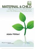 Maternal & Child Health Nursing: Care of the Childbearing & Childrearing Family 6th Edition Adele Pilliteri