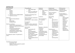 Anesthesie KHD 5e jaar 