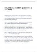 NHA CPT EXAM STUDY QUESTIONS & ANSWERS.