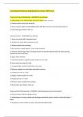 Cosmetology Practical Exam Steps Questions & Answers 100% Correct