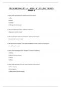 MICROBIOLOGY EXAM 1, CH.1-3 & 7, UTA, DR. THOLEN  RATED A