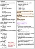 Summary -  Unit 15 - Transition Metals  (9CHo)