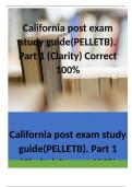 Pellet b Correct Questions & Solutions(2024 Latest Update)Correct 100% COMPLETE EXAM BUNDLE