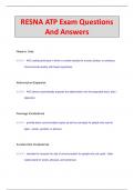 RESNA ATP Exam Questions  And Answers