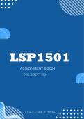 LSP1501 Assignment 8 2024