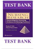 Test Bank Nursing Research Generating and Assessing Evidence for Nursing Practice 11th Edition by Denise Polit & Cheryl Beck , ISBN:9781975110642 Chapters 1-33 |Complete Guide A+|