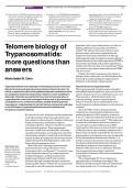 Telomere biology of Trypanosomatids: more questions than answers