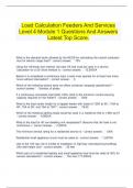 Load Calculation Feeders And Services Level 4 Module 1 Questions And Answers Latest Top Score.