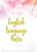 IEB GRADE 10-12 FULL ENGLISH LANGUAGE NOTES 