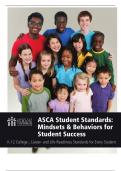 ASCA Student Standards-Mindsets & Behaviors for Student Success K-12 College-, Career- and Life-Readiness Standards for Every Student