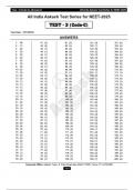 Mock test for NEET UG