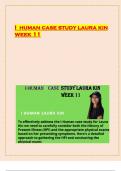 I human case study laura kin week 11