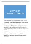 HOOTSUITE CERTIFICATION EXAM