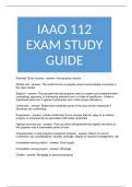 IAAO 112 EXAM STUDY GUIDE