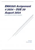 EMA1501 Assignment 4 2024 - DUE 20 August 2024