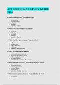 ATI- ENDOCRINE STUDY GUIDE 2024