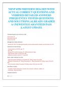 NRNP 6550 MIDTERM 2024-2025 WITH  ACTUAL CORRECT QUESTIONS AND  VERIFIED DETAILED ANSWERS  |FREQUENTLY TESTED QUESTIONS  AND SOLUTIONS |ALREADY GRADED  A+|NEWEST|GUARANTEED PASS  |LATEST UPDATE