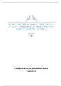 WEST COAST EMT 2024 WEEK 2 CHAPTERS 9-11, 13-15, 37-38 WITH COMPLETE QUESTIONS AND VERIFIED ANSWERS | RATED A+