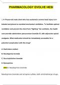  Evolve HES Pharmacology  Questions and Answers (2024 / 2025) (Verified Answers)