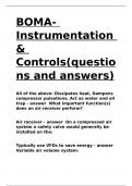 BOMA- Instrumentation & Controls(questions and answers)