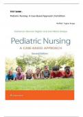 Test Bank for Pediatric Nursing- A Case-Based Approach 2nd Edition By: Tagher, Knapp || Latest Edition || Instant Download