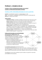 2.8 - Organisatiepsychologie: Prestatie Op Werk - Samenvatting Probleem 7