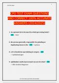 CPO TEST EXAM QUESTIONS AND CORRECT 100% ACCURATE ANSWERS (2024/2025)