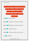 EPA LEAD RISK ASSESSOR EXAM STUDY GUIDE LATEST 2024-2025 UPDATE WITH 125 QUESTIONS AND VERIFIED ANSWERS