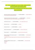 ATI- TEAS 7 BIOLOGY ACTUAL EXAM QUESTIONS WITH VERIFIED ANSWERS GUARANTEED PASS WITH NGN 2024 UPDATED