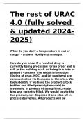 The rest of URAC 4.0 (fully solved & updated 2024-2025)