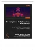 Enhancing Virtual Reality Experiences with Unity 2022