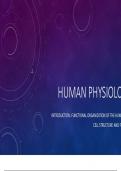 HUMAN PHYSIOLOGY- INTRODUCTION