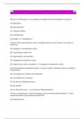 CLEP | American Government | Test 1 | Questions & Answers (100 %Score) Latest Updated 2024/2025 Comprehensive Questions A+ Graded Answers | With Expert Solutions