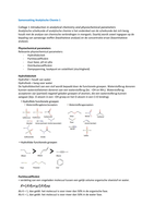 Analytische Chemie 1 Samenvatting