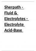 Sherpath - Fluid & Electrolytes - Electrolyte Acid-Base Balance(answers).