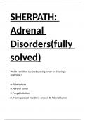 SHERPATH Adrenal Disorders(fully solved).