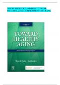 TEST BANK -TOUHY EBERSOLE AND HESS' TOWARD HEALTHY AGING 11TH EDITION