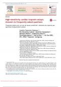 High-sensitivity cardiac troponin assays: Answers to frequently asked questions