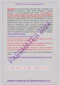 ECS1501 ASSESSMENT 6 2024 What does the price elasticity of demand measure? a. how sensitive the quantity demanded of a good is to changes in income b. the slope of the demand curve c. the responsiveness of the quantity demanded of a good to changes in th