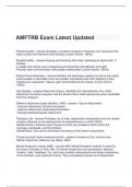 AMFTRB Exam Latest Updated.