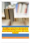 CCI CNOR Certified Nurse Operating Room  :-2024-2025 - EXAM PREPARATIONs COMPILATION BUNDLE  100% GUARANTEED SUCCESS