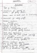 Class 10 cbse geography chapter agriculture handmade easy notes