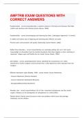  AMFTRB EXAM QUESTIONS WITH CORRECT ANSWERS