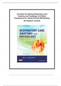 Test Bank For Mosbys Respiratory Care Anatomy and Physiology 3rd Edition Foundations for Clinical Practice VERSION