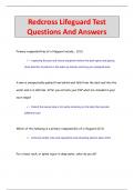  Redcross Lifeguard Test Questions And Answers