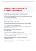 IAAP WAS QUESTIONS WITH CORRECT ANSWERS