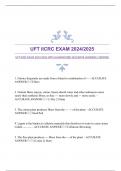 UFT IICRC EXAM 2024/2025 WITH GUARANTEED ACCURATE ANSWERS |VERIFIED