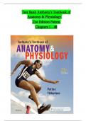 TEST BANK For Anthony’s Textbook of Anatomy and Physiology, 21st Edition by Patton, Verified Chapters 1 - 48, Complete Newest Version